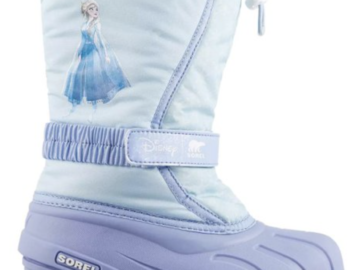 Sorel Kids’ Frozen Blue Elsa Flurry Duck Boots for just $9.99 + shipping! (Reg. $70)