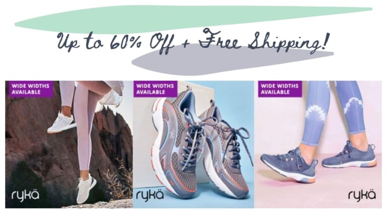 60% Off Ryka Women’s Athletic Footwear + Free Shipping