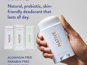 Today Only! 3-Pack Native Natural Deodorants as low as $21.33 Shipped Free (Reg. $36+) – from $7.11/stick, 4 Options, Thousands of FAB Ratings!