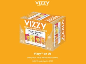 Free Vizzy Hard Seltzer With Rebate