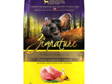 Free 4-pound Bag of Zignature Dog Food!