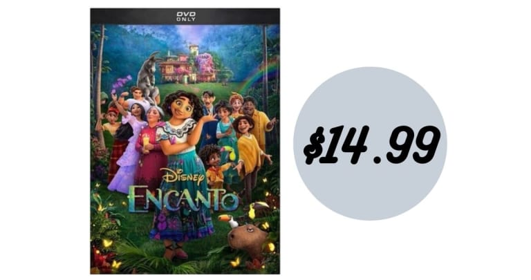 Disney Encanto DVD for $14.99