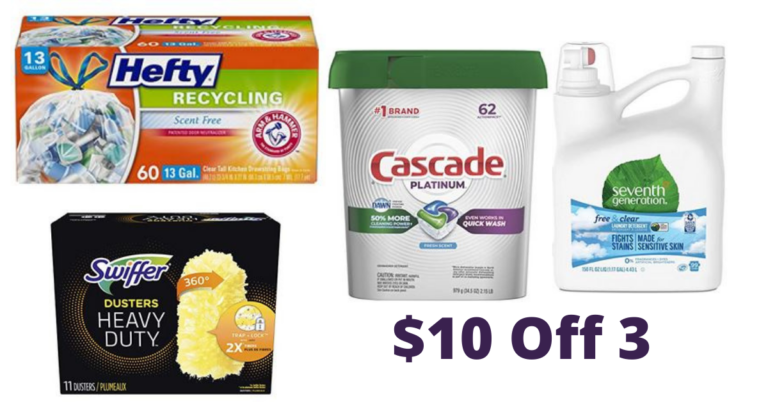 Amazon Offer | $10 Off 3 Select Household Items