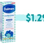 $6 off Balmex Diaper Cream with Stacking Coupons