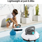 Today Only! Cordless Automatic Robotic Pool Cleaner $166.99 Shipped Free (Reg. $290) – For Pools Up to 538 Sq.Ft