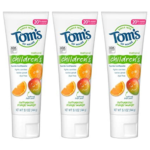 3-Count 5.1-Oz Tom’s of Maine Natural Kid’s Fluoride Toothpaste as low as $10.17 Shipped Free (Reg. $17.99) – 4.2K+ FAB Ratings! | $3.39/Tube