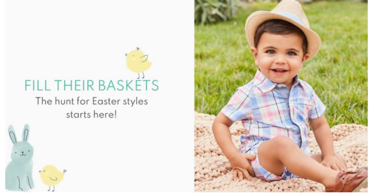 Carters 2-Piece Striped Polo & Short Set for $14