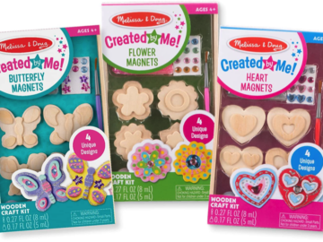 Melissa & Doug Paint & Decorate Your Own Wooden Magnets Craft Kit for just $13.60!