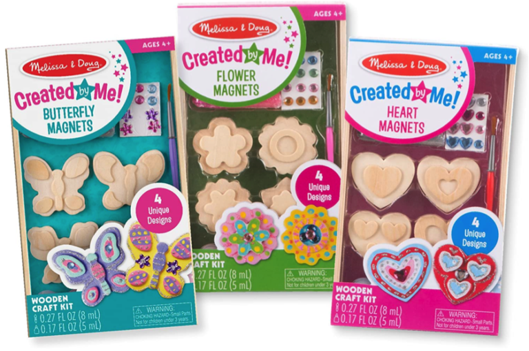 Melissa & Doug Paint & Decorate Your Own Wooden Magnets Craft Kit for just $13.60!