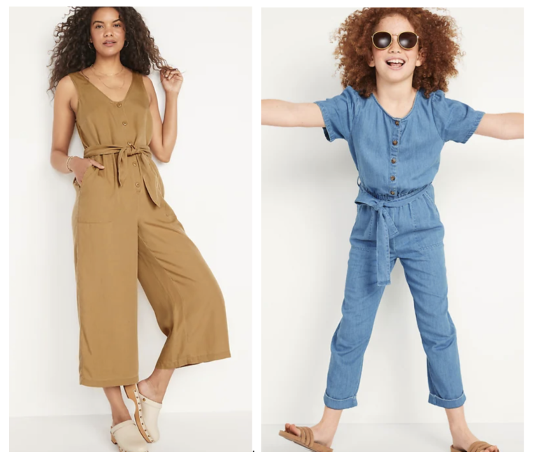 Old Navy: $15 Women’s Jumpsuits and $12 Girls’ Jumpsuits today!