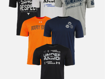 Get 3 Under Armour Men’s Tees for just $13 each, shipped!