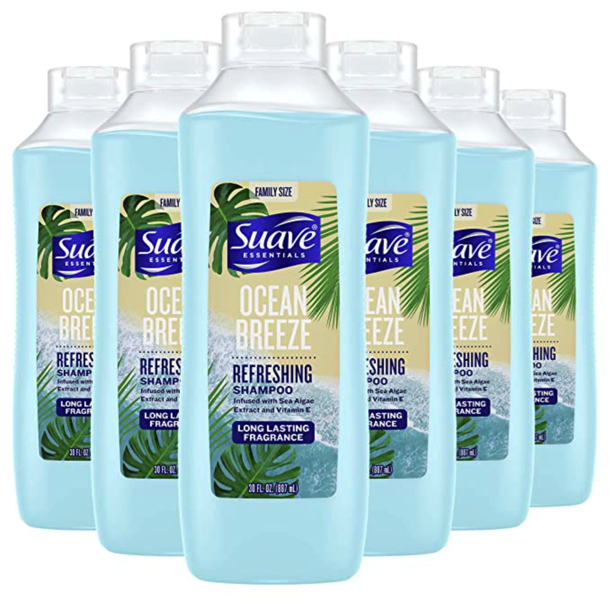 Suave Essentials Family Size Moisturizing Shampoo, 6-Pack for just $8.36 shipped!