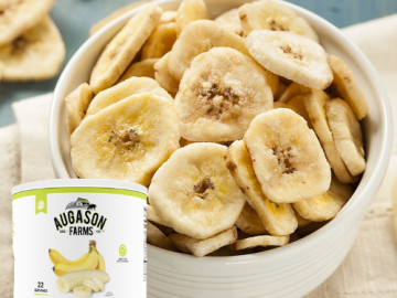 22 Servings Augason Farms Banana Chips 924g Can $23.99 (Reg. $40) | $1.09 per Serving! – 3K+ FAB Ratings!