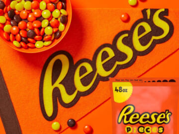 REESE’S PIECES Peanut Butter Candy 48 oz Bulk Bag as low as $7.59 Shipped Free (Reg. $11.49)