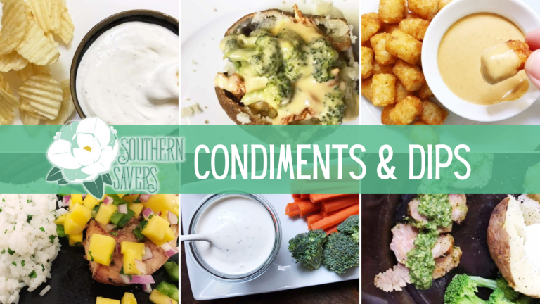 Southern Savers Favorite Condiments and Dips