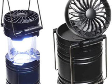 Collapsible LED Camping Lantern with Fan $9.99 (Reg. $19.99)