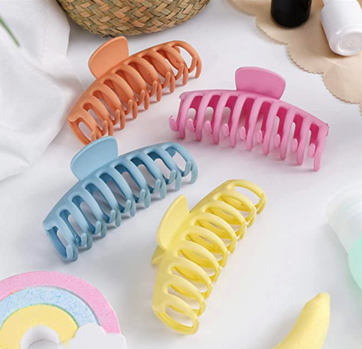 Large Hair Claw Clips 4-Pack for just $3.92 with free Prime shipping!