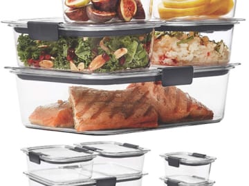 10-Piece Set Rubbermaid Brilliance Food Storage Containers with Airtight Lids $17.89 (Reg. $34.99) – FAB Ratings! | BPA-Free & Stain Resistant Plastic