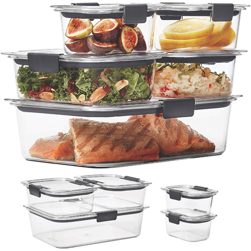 10-Piece Set Rubbermaid Brilliance Food Storage Containers with Airtight Lids $17.89 (Reg. $34.99) – FAB Ratings! | BPA-Free & Stain Resistant Plastic