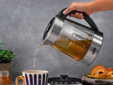 Bella Pro Series 1.7L Stainless Steel Electric Tea Maker/Kettle for just $29.99! (Reg. $70)