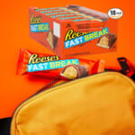 18-Count REESE’S FAST BREAK Milk Chocolate covered Peanut Butter and Nougat Candy as low as $12.3 Shipped Free (Reg. $18) | 68¢/1.8 oz Bar