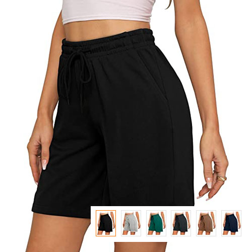 TWO Women’s 7-inch Cotton Bermuda Shorts $27.92 Shipped (Reg. $41.98) | $13.96 each! with 3 Pockets, S-3XL, Multicolor