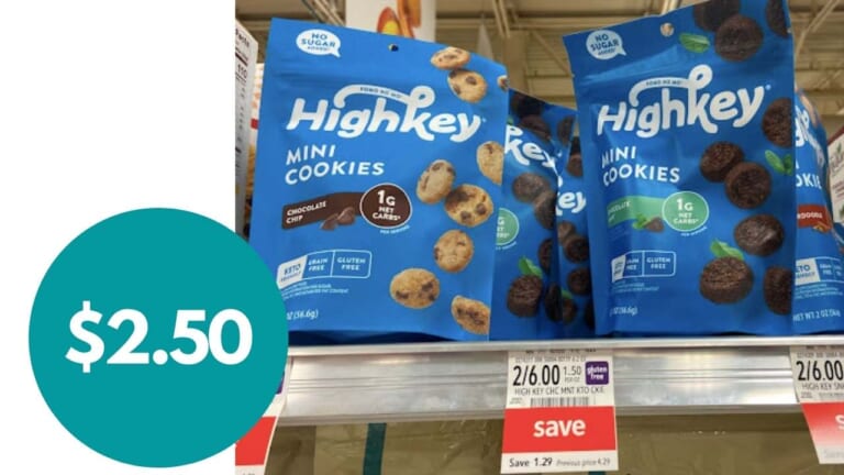 $2.50 HighKey Low-Carb Cookies at Publix