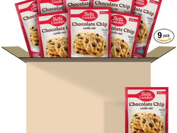 9-Pack Betty Crocker Baking Mix, Chocolate Chip Cookie Mix as low as $6.67 Shipped Free (Reg. $9.27) – FAB Ratings! | 74¢/7.5 oz pack