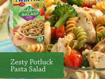 Betty Crocker Suddenly Salad Pasta Salad Twin Packs as low as $2.24 Shipped Free (Reg. $3.62) – From $1.14 per pack! 2 Flavors