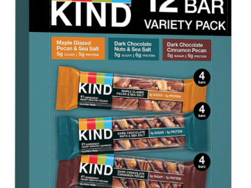 12-Count KIND Gluten-Free Bars, Nuts and Spices Variety Pack as low as $8.53 Shipped Free (Reg. $15) | $0.71 per Bar! – FAB Ratings! 6K+ 4.7/5 Stars!