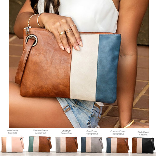 Hurry! Oversize Everyday Color Block Clutch $14.99 Shipped (Reg. $34.99) | Multicolor