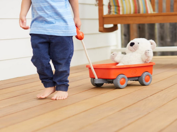 Green Toys Wagon Outdoor Toy Orange