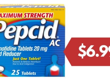 Pepcid Coupon | $6.99 Antacid Tablets