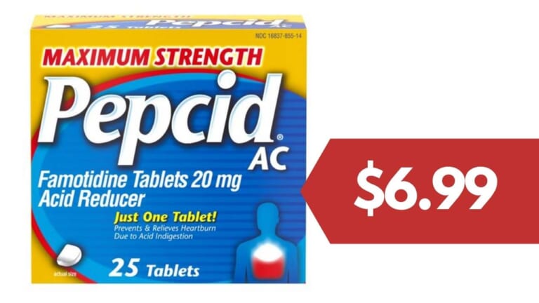 Pepcid Coupon | $6.99 Antacid Tablets