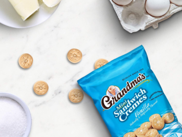 24-Pack Grandma’s Vanilla Creme Mini Sandwich Cookies as low as $9.74 Shipped Free (Reg. $15) | $0.41 each Snack! FAB Ratings! 46K+ 4.6/5 Stars!