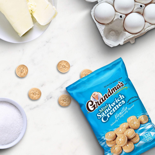 24-Pack Grandma’s Vanilla Creme Mini Sandwich Cookies as low as $9.74 Shipped Free (Reg. $15) | $0.41 each Snack! FAB Ratings! 46K+ 4.6/5 Stars!