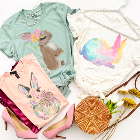 Watercolor Easter Soft Print Tees only $17.99 shipped!