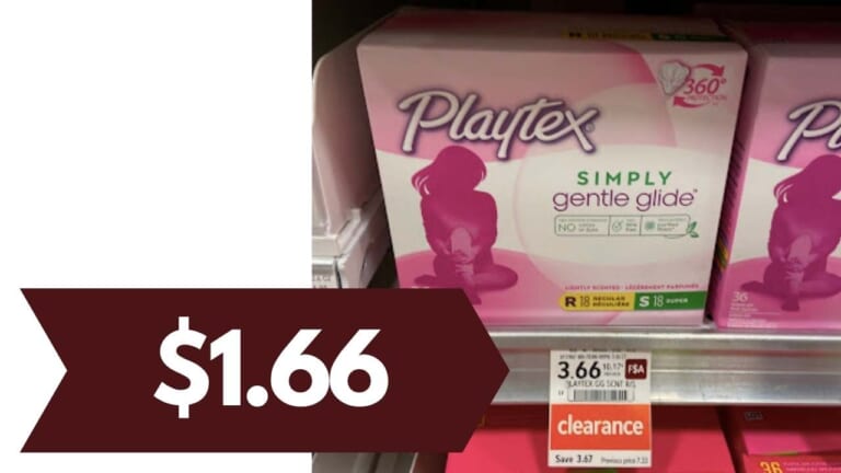 Playtex Coupon | $1.66 Tampons with an Unadvertised Clearance Deal