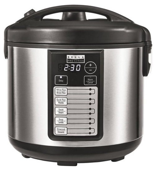 Bella Pro Series 20-Cup Rice Cooker only $19.99 (Reg. $50!)