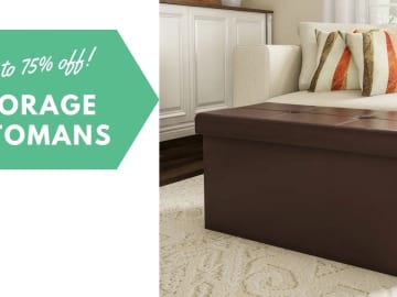 Wayfair | Storage Ottomans From $22.99