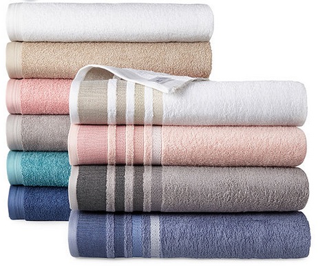 Home Expressions Solid or Stripe Bath Towels