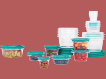 42-Piece Rubbermaid Flex and Seal Food Storage Containers $25 (Reg. $40) | $0.60 each!