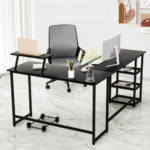 Maximize your Space for Home Office Activities with Maxzzz L Shaped Office Desk $98.99 After Code (Reg. $179.99) + Free Shipping