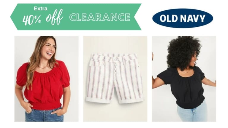 Old Navy | Extra 40% Off Clearance