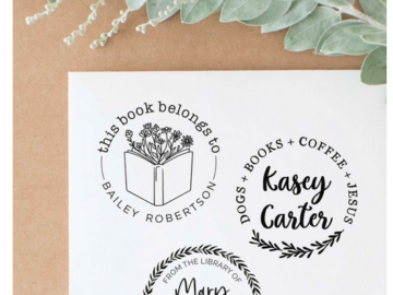 Personalized Self-Inking Book Stamp