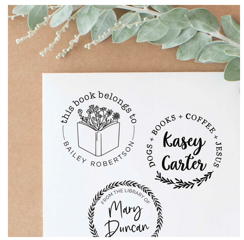 Personalized Self-Inking Book Stamp