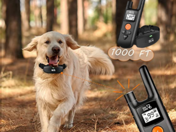 Dog Care Rechargeable Dog Training Collar w/ Remote $29.99 Shipped Free (Reg. $39.99) – 11.5K+ FAB Ratings!