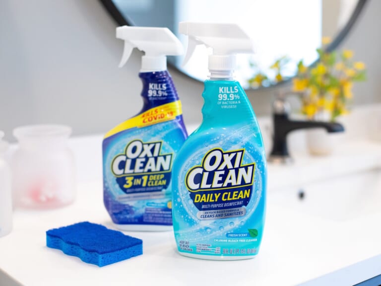 Clean & Disinfect Household Surfaces With The Power Of OxiClean™ With OxiClean™ Multi-Purpose Disinfectant Cleaners