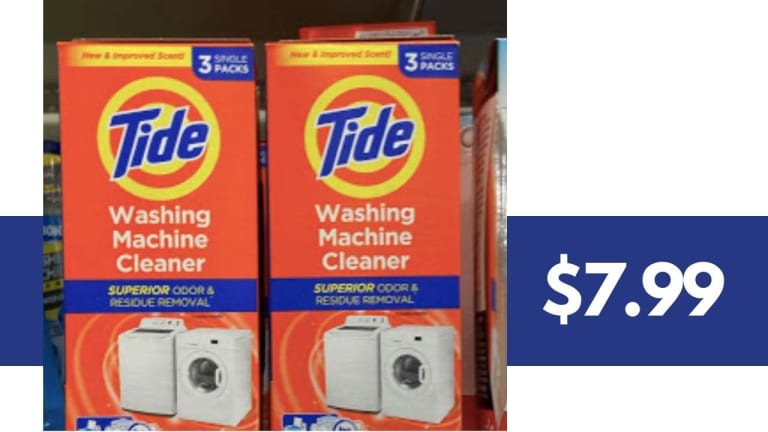 $7.99 Tide Washing Machine Cleaner | Save $4 at Target