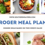 kroger meal plans 3/23